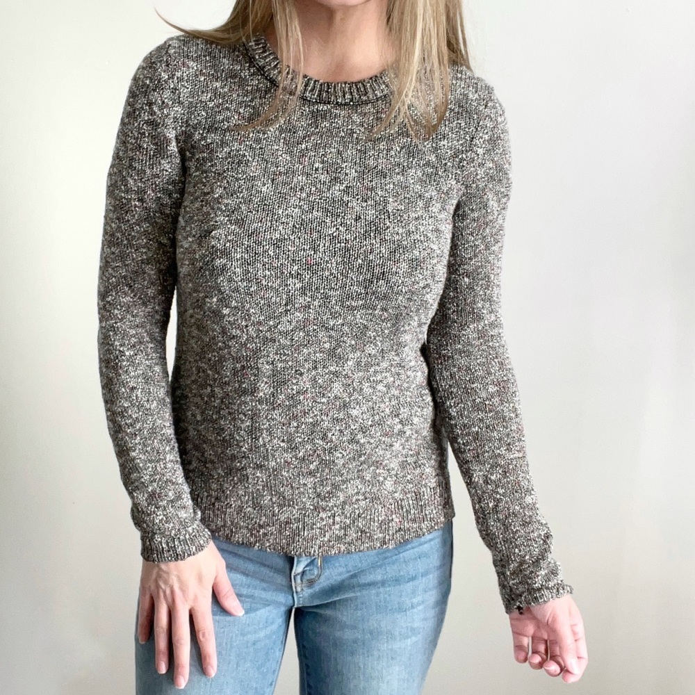 REBECCA TAYLOR Classic Multi Color Knit Sweater Top sz XS - Picture 2 of 10